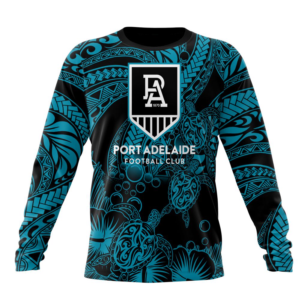 AFL Port Adelaide Football Club Special Polynesian Design ST2401 AFL Port Adelaide Football Club Special Polynesian Design ST2401