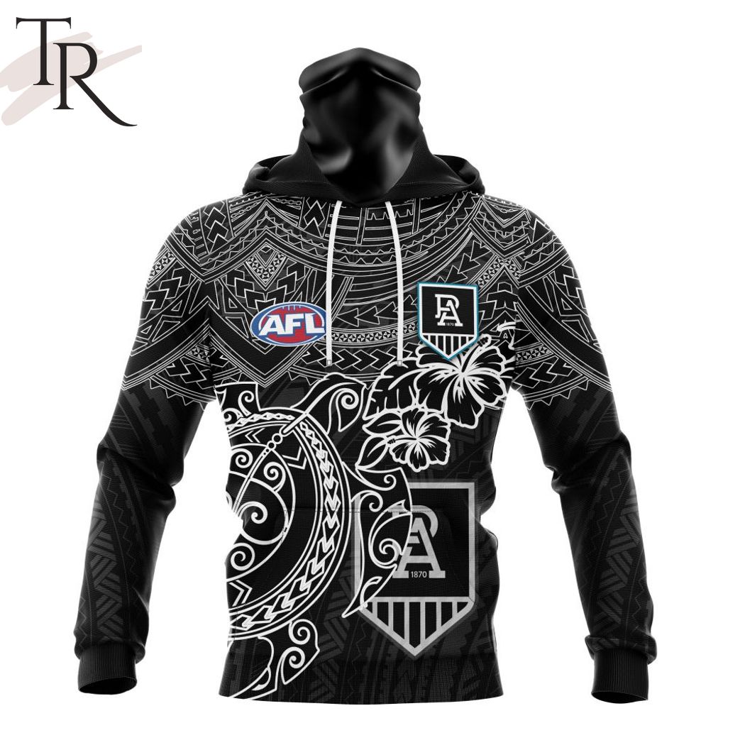 AFL Port Adelaide Football Club Polynesian Concept Kits Hoodie – Torunstyle AFL Port Adelaide Football Club Polynesian Concept Kits Hoodie – Torunstyle