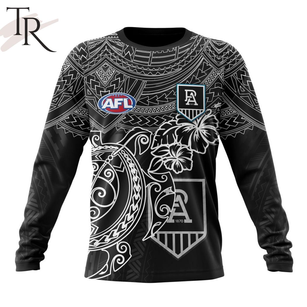 AFL Port Adelaide Football Club Polynesian Concept Kits Hoodie – Torunstyle AFL Port Adelaide Football Club Polynesian Concept Kits Hoodie – Torunstyle