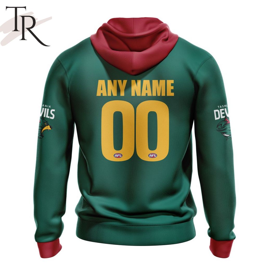 AFL Tasmania Football Club Personalized 2024 Kits Hoodie AFL Tasmania Football Club Personalized 2024 Kits Hoodie