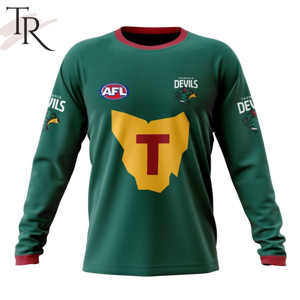AFL Tasmania Football Club Personalized 2024 Kits Hoodie AFL Tasmania Football Club Personalized 2024 Kits Hoodie