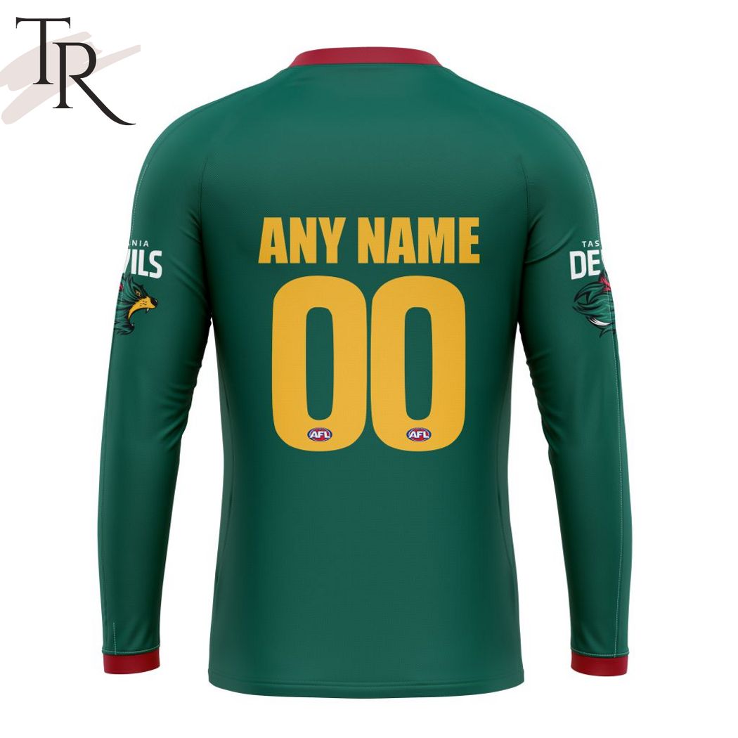AFL Tasmania Football Club Personalized 2024 Kits Hoodie AFL Tasmania Football Club Personalized 2024 Kits Hoodie
