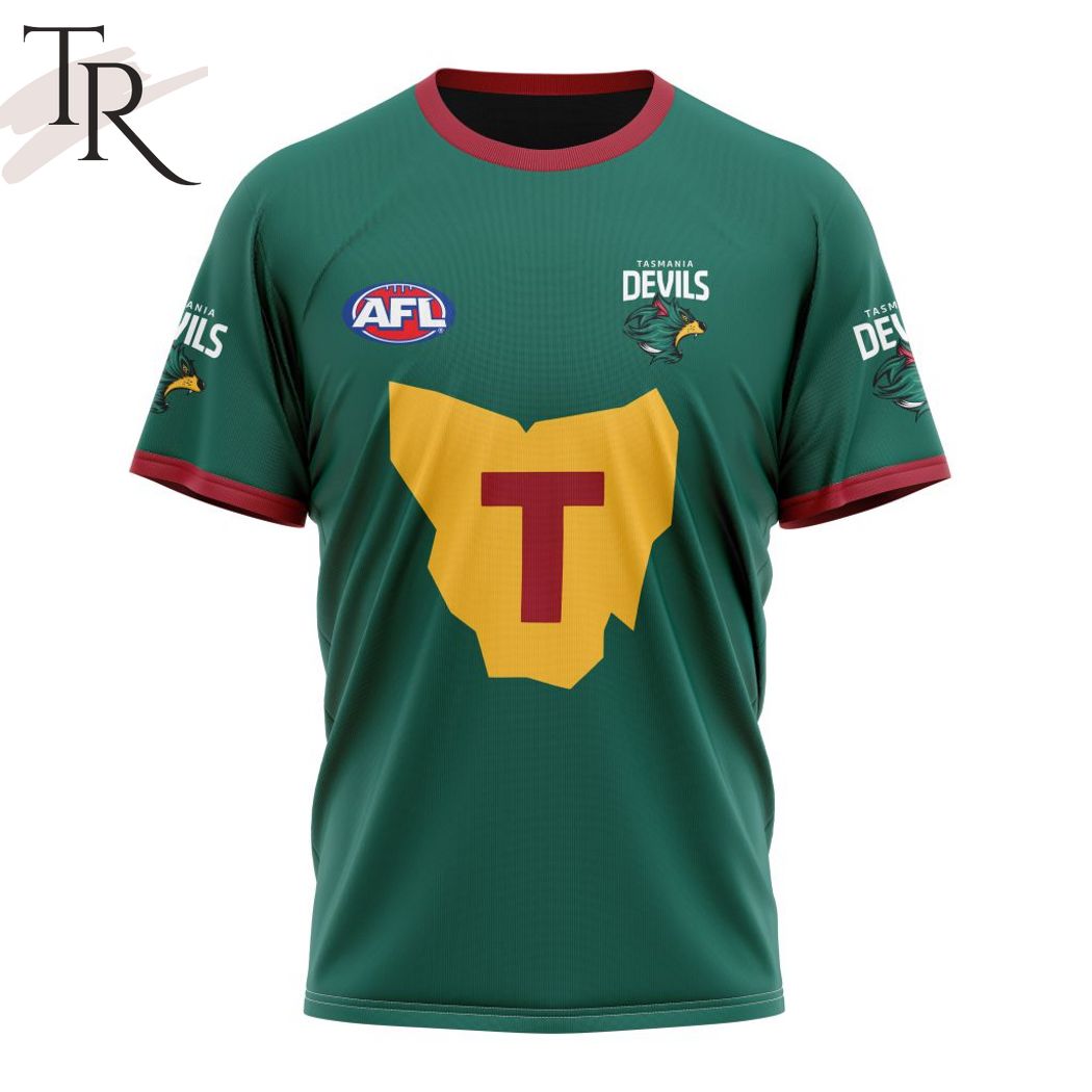 AFL Tasmania Football Club Personalized 2024 Kits Hoodie AFL Tasmania Football Club Personalized 2024 Kits Hoodie