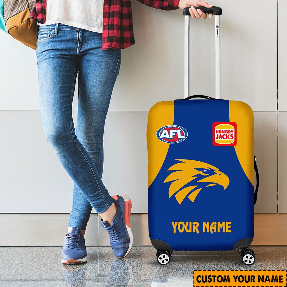 AFL West Coast Eagles Custom Name 2024 Home Jersey Luggage Cover AFL West Coast Eagles Custom Name 2024 Home Jersey Luggage Cover