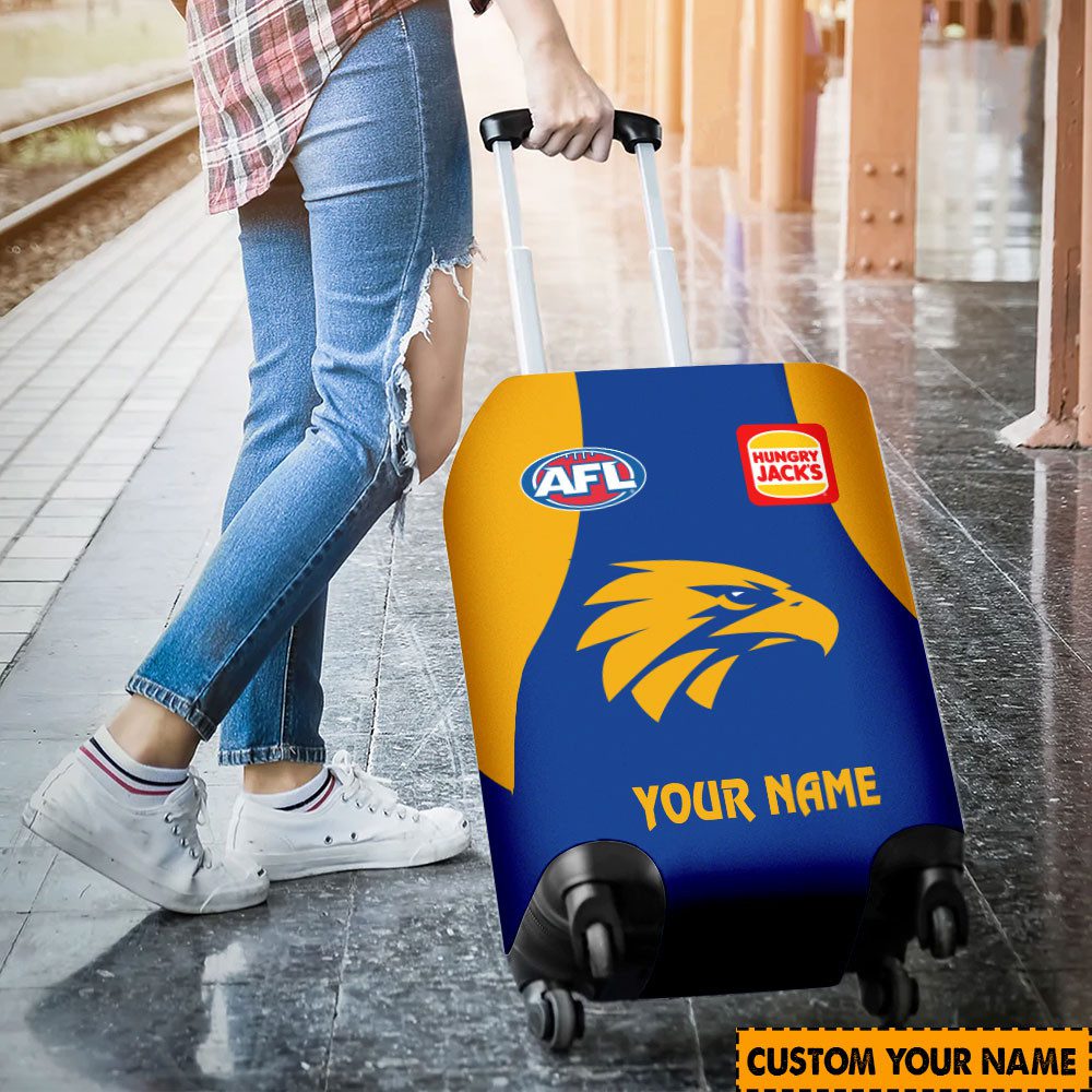 AFL West Coast Eagles Custom Name 2024 Home Jersey Luggage Cover AFL West Coast Eagles Custom Name 2024 Home Jersey Luggage Cover
