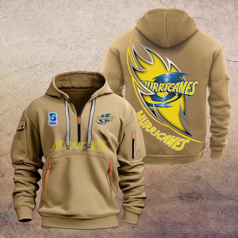 Super Rugby Hurricanes Half-zip Hoodie Gift For Fans Super Rugby Hurricanes Half-zip Hoodie Gift For Fans