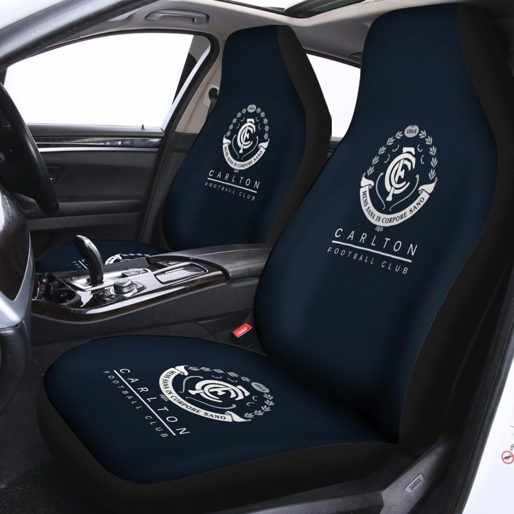 AFL Carlton Blues Car Seat Covers AFL Carlton Blues Car Seat Covers