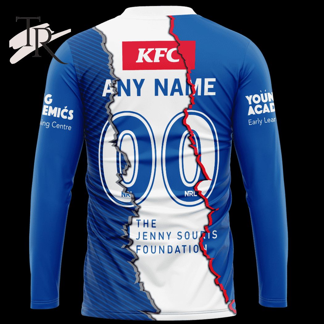 Custom Name And Number Canterbury Bankstown Bulldogs NRL 2023 Mix Jerseys Hoodie 3D Custom Name And Number Canterbury Bankstown Bulldogs NRL 2023 Mix Jerseys Hoodie 3D