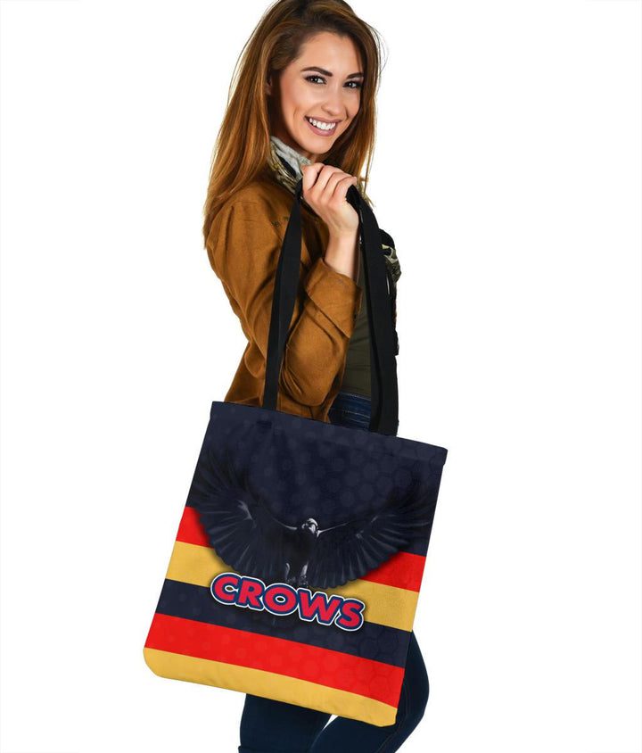 AFL Adelaide Crows Red Gold Tote Bag AFL Adelaide Crows Red Gold Tote Bag