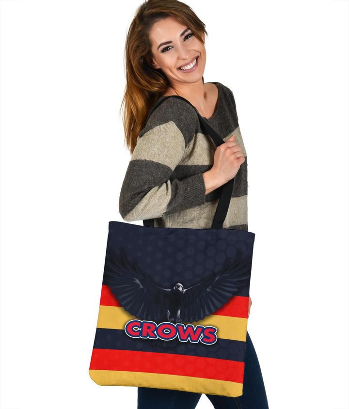 AFL Adelaide Crows Red Gold Tote Bag AFL Adelaide Crows Red Gold Tote Bag