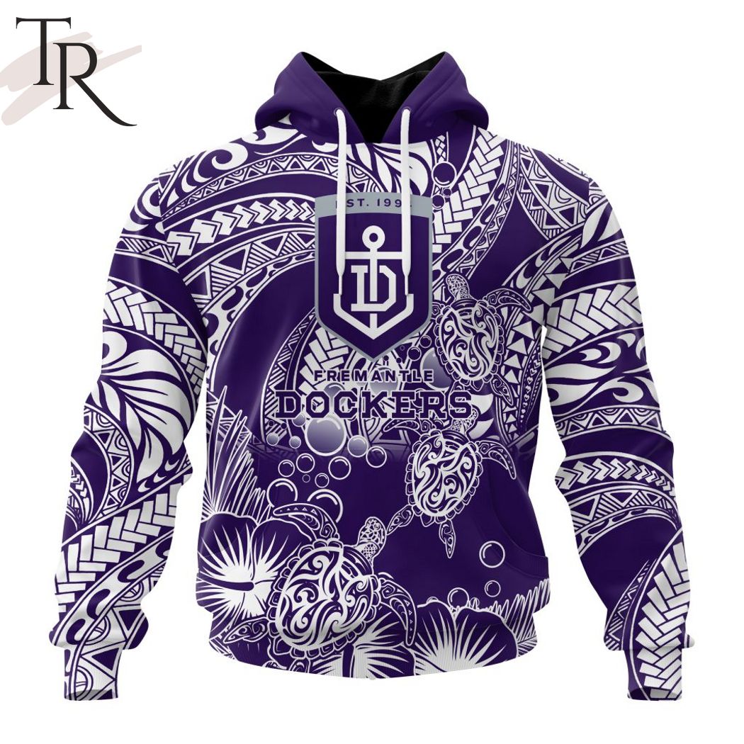Personalized AFL Fremantle Dockers Special Polynesian Design Hoodie – Torunstyle Personalized AFL Fremantle Dockers Special Polynesian Design Hoodie – Torunstyle