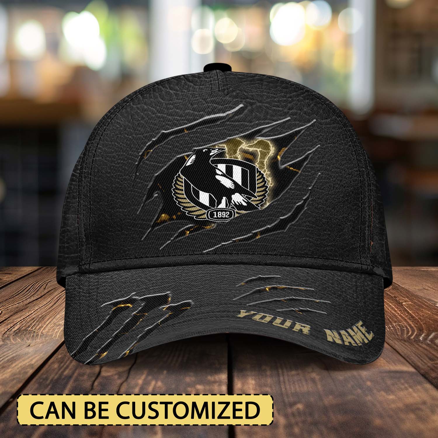 AFL Collingwood Magpies Sports Custom Name Classic Cap Gift For Fans AFL Collingwood Magpies Sports Custom Name Classic Cap Gift For Fans