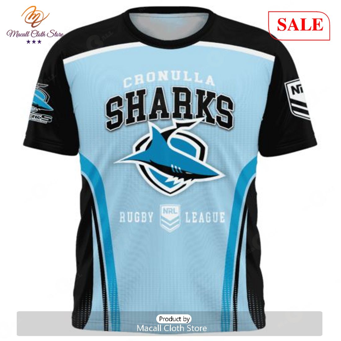 SALE NRL Personalized Cronulla-Sutherland Sharks Special Sideline Design Hoodie Sweatshirt 3D -soulcals SALE NRL Personalized Cronulla-Sutherland Sharks Special Sideline Design Hoodie Sweatshirt 3D -soulcals