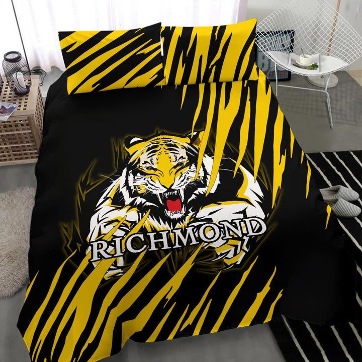 AFL Richmond Tigers Mascot Bedding Set AFL Richmond Tigers Mascot Bedding Set