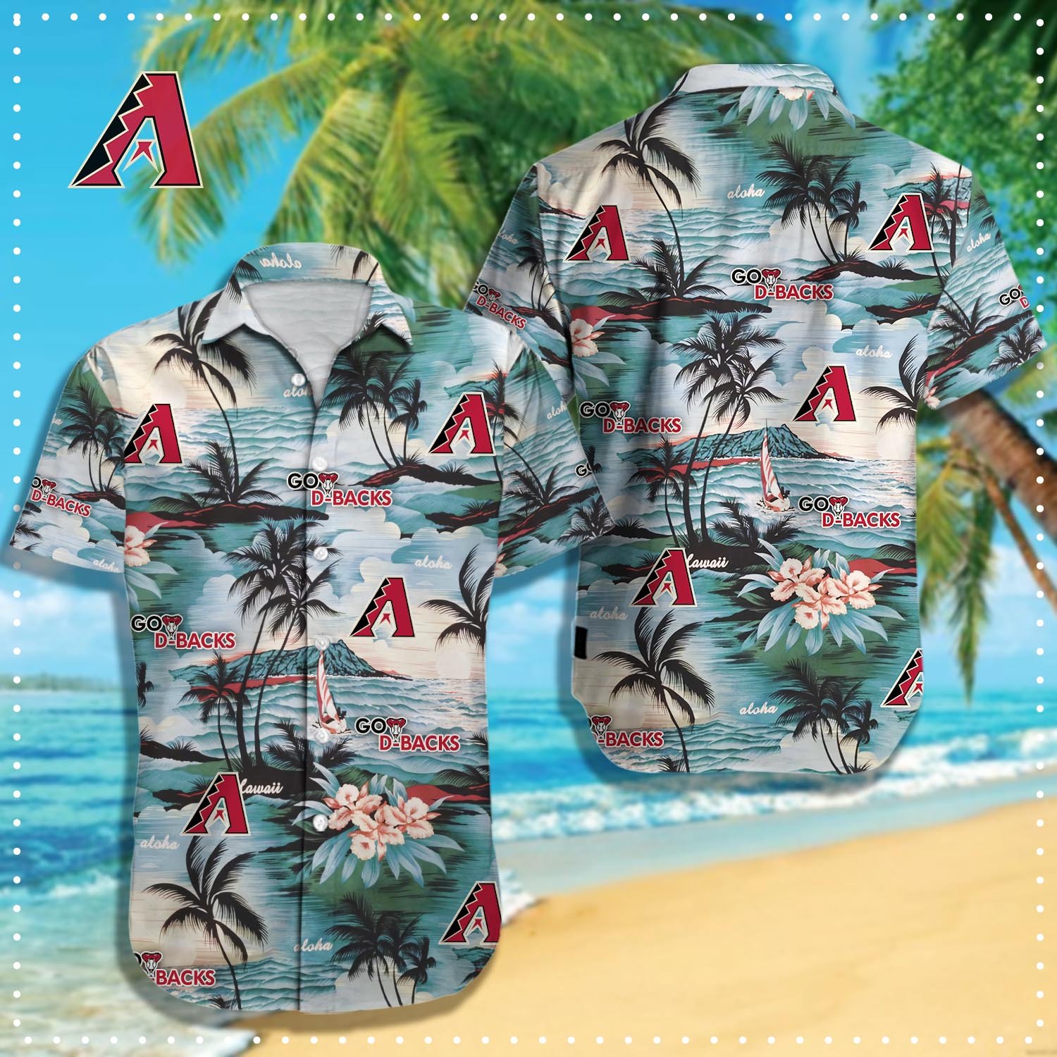 Arizona Diamondbacks Cactus Dream Hawaiian Shirt