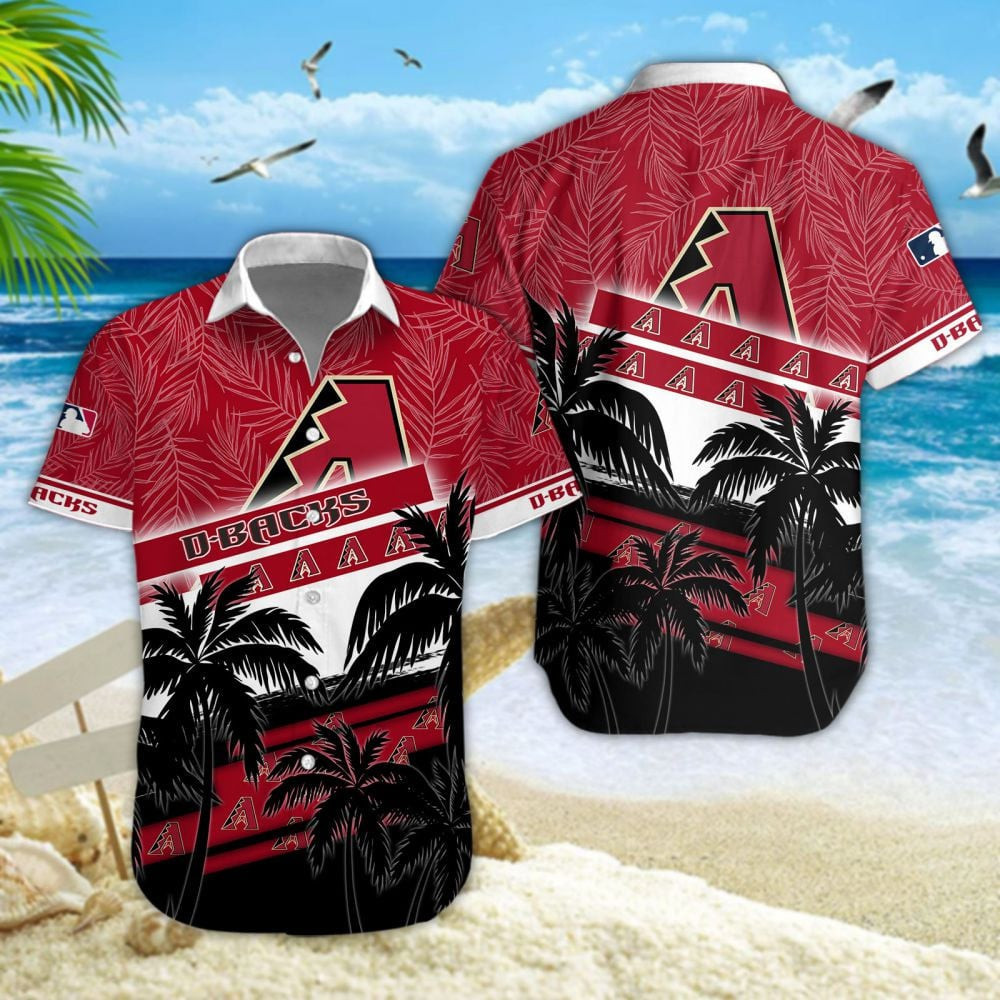 Arizona Diamondbacks Sunset Horizon Hawaiian Shirt