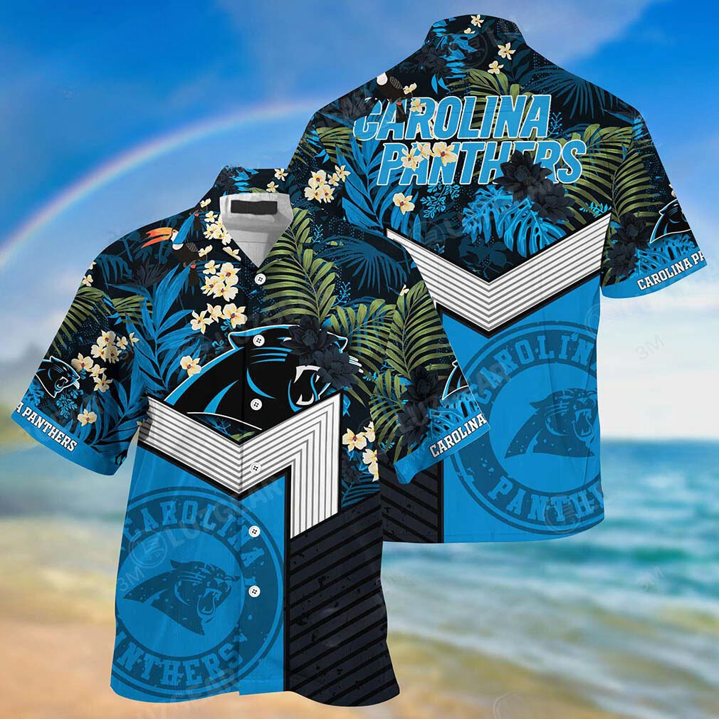 Carolina Panthers Ocean Breeze Victory Hawaiian Shirt