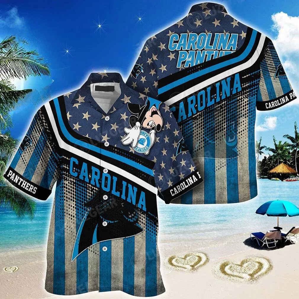 Carolina Panthers Panther Pride Aloha Shirt