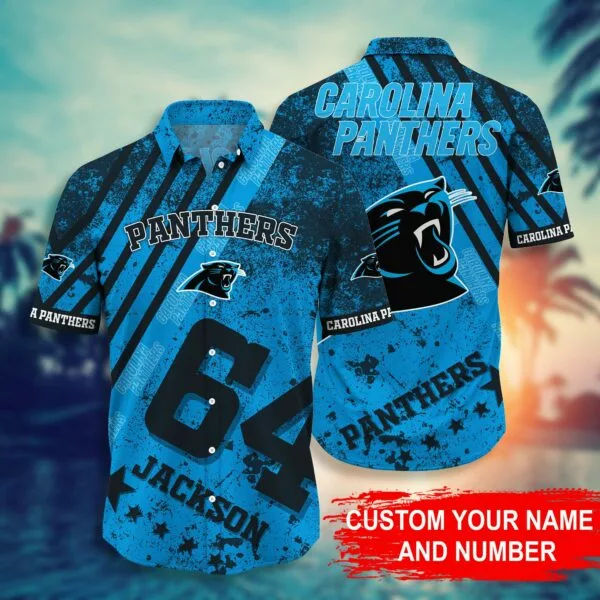 Carolina Panthers Tropical Storm Hawaiian Shirt