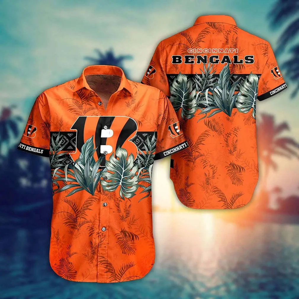 Cincinnati Bengals Tropical Jungle Hawaiian Shirt