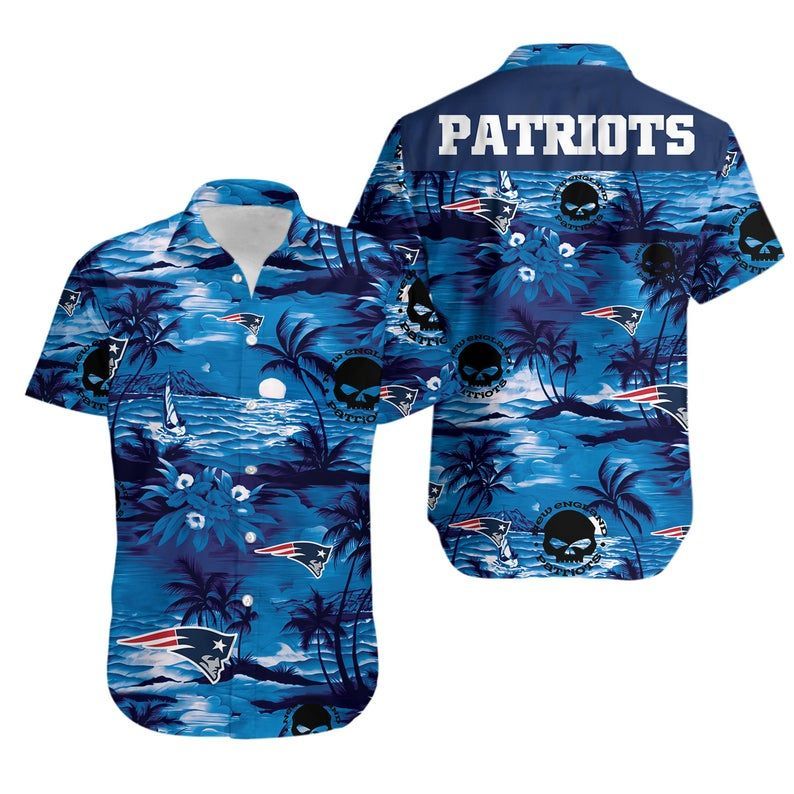 Command Attention With New England Patriots Hawaiian Shirt