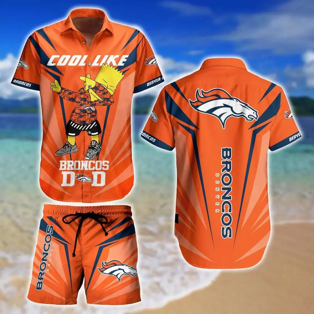 Denver Broncos Cool Like Dad Hawaiian Shirt