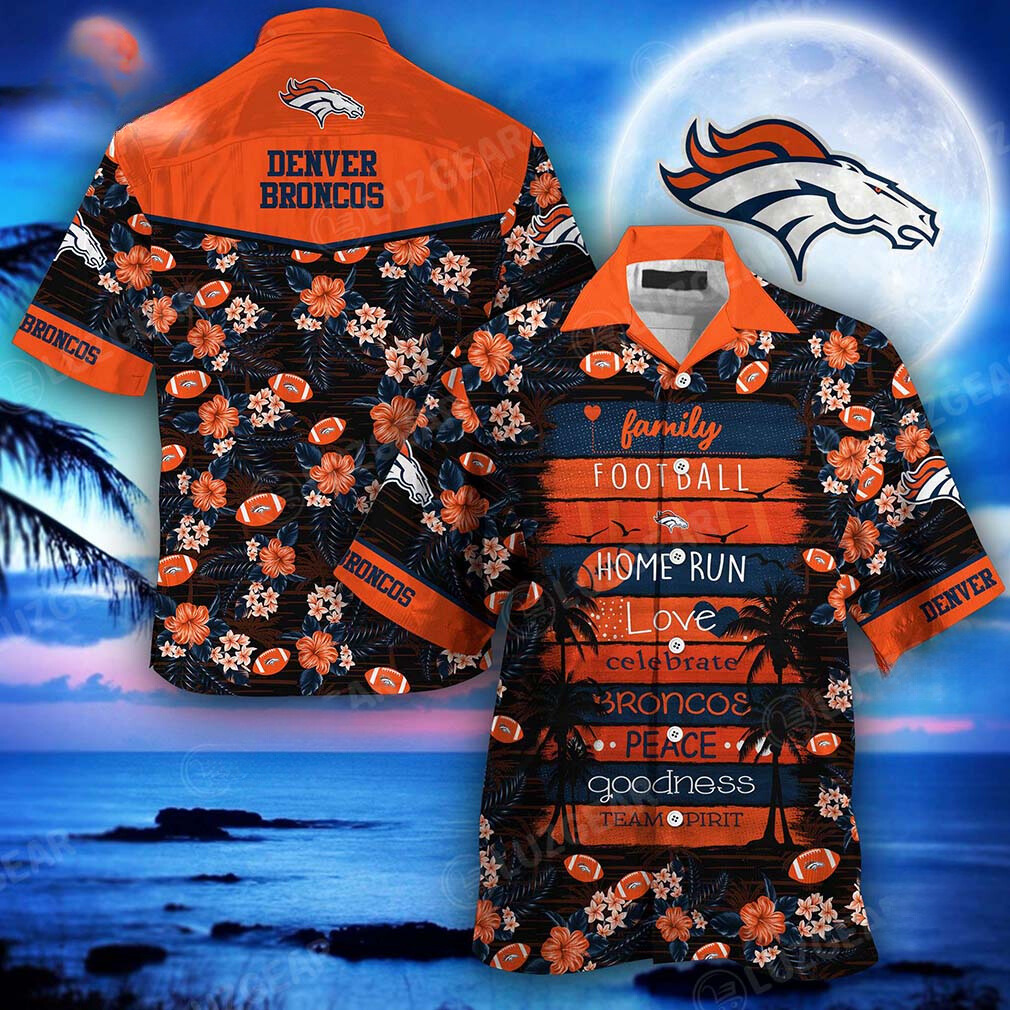 Denver Broncos Family Spirit Hawaiian Shirt