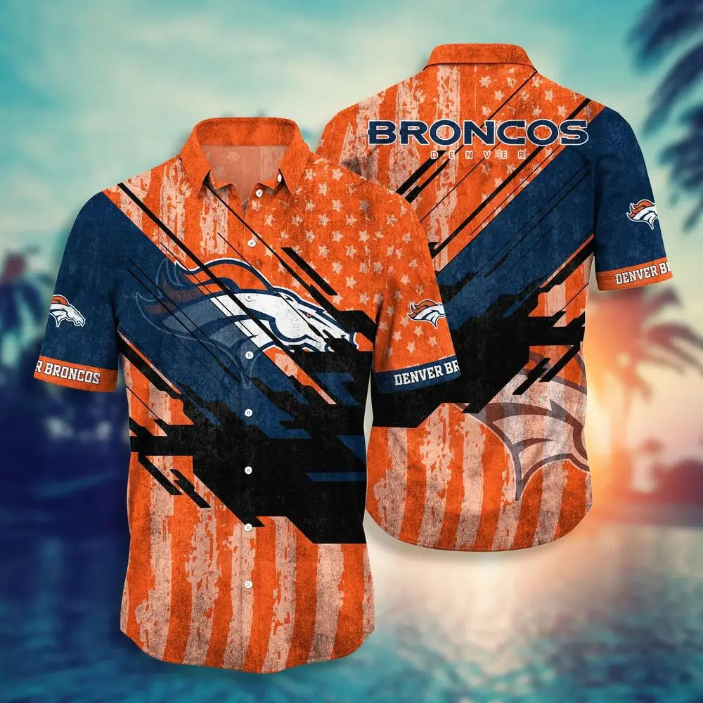 Denver Broncos Patriot Pride Hawaiian Shirt