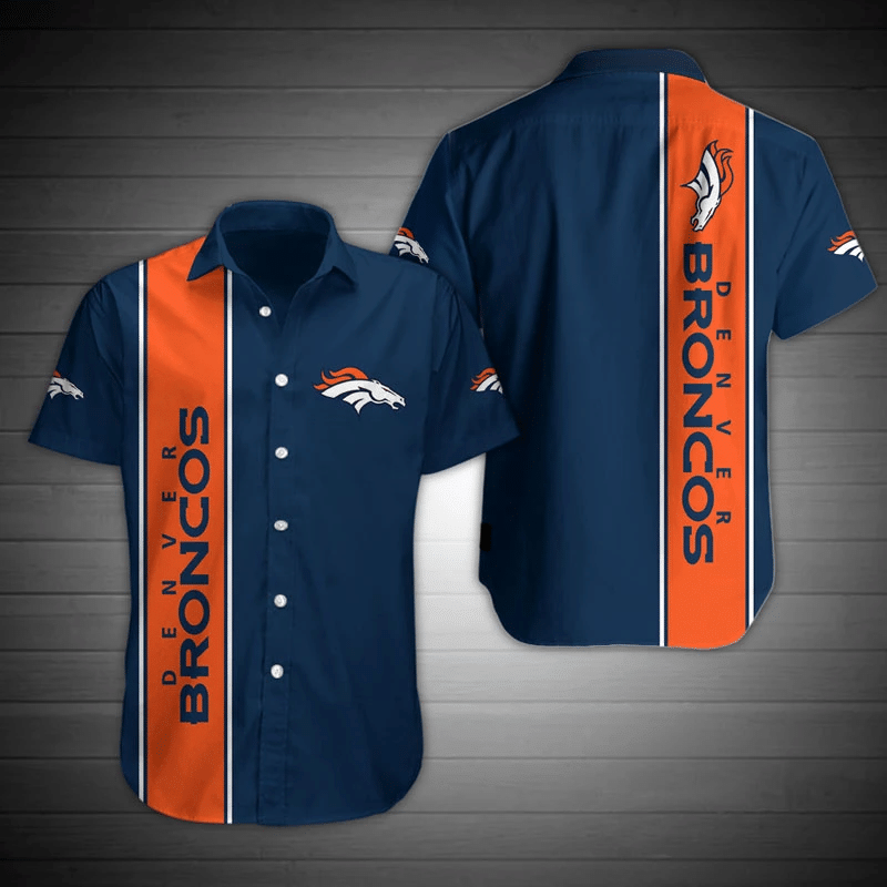 Denver Broncos Vertical Pride Hawaiian Shirt