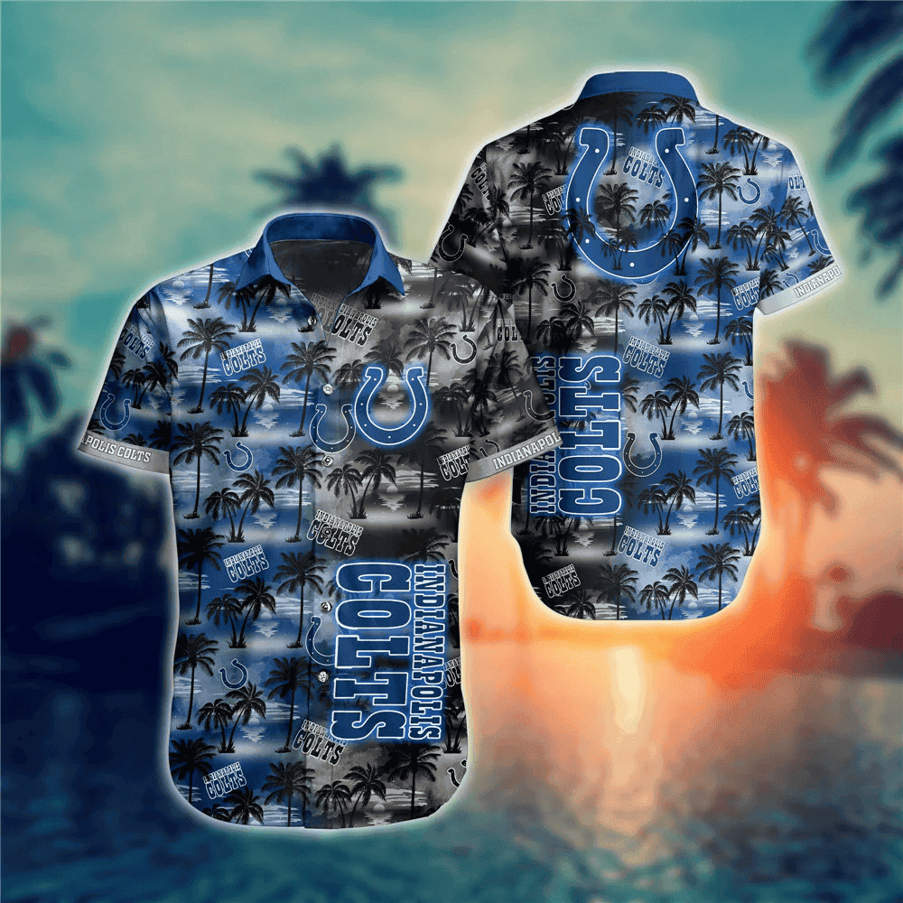 Indianapolis Colts Ocean Breeze Hawaiian Shirt