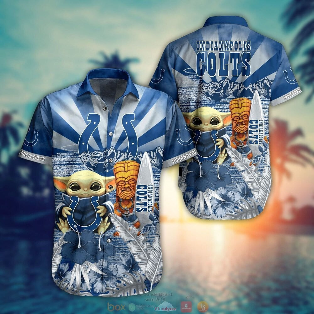 Indianapolis Colts Tropical Spirit Wave Hawaiian Shirt