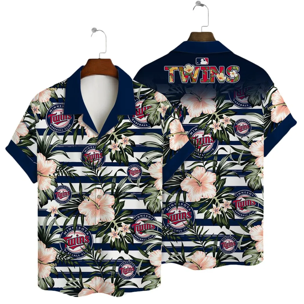 Minnesota Twins Beachside Breeze Hawaiian Shirt