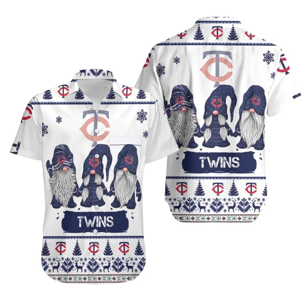 Minnesota Twins Holiday Gnome Hawaiian Shirt