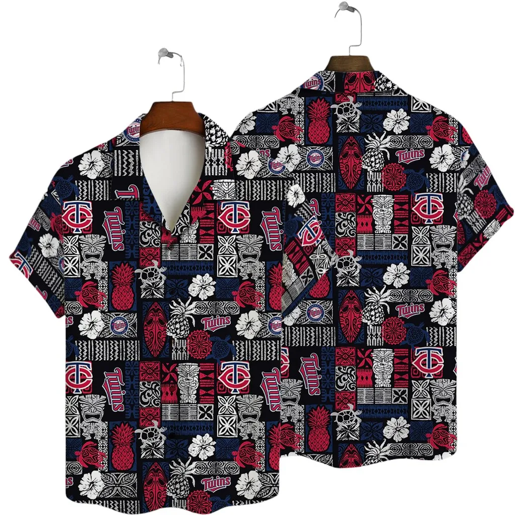 Minnesota Twins Island Getaway Hawaiian Shirt