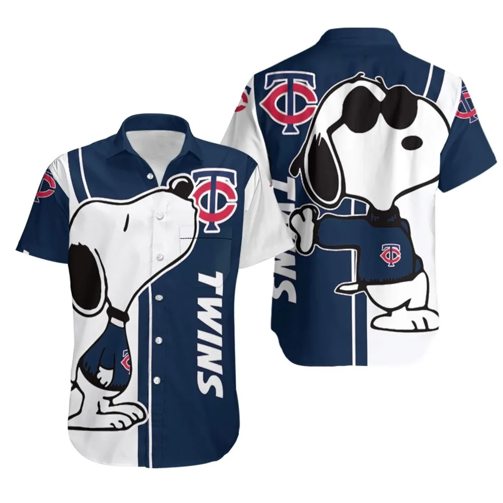 Minnesota Twins Snoopy Vibes Hawaiian Shirt