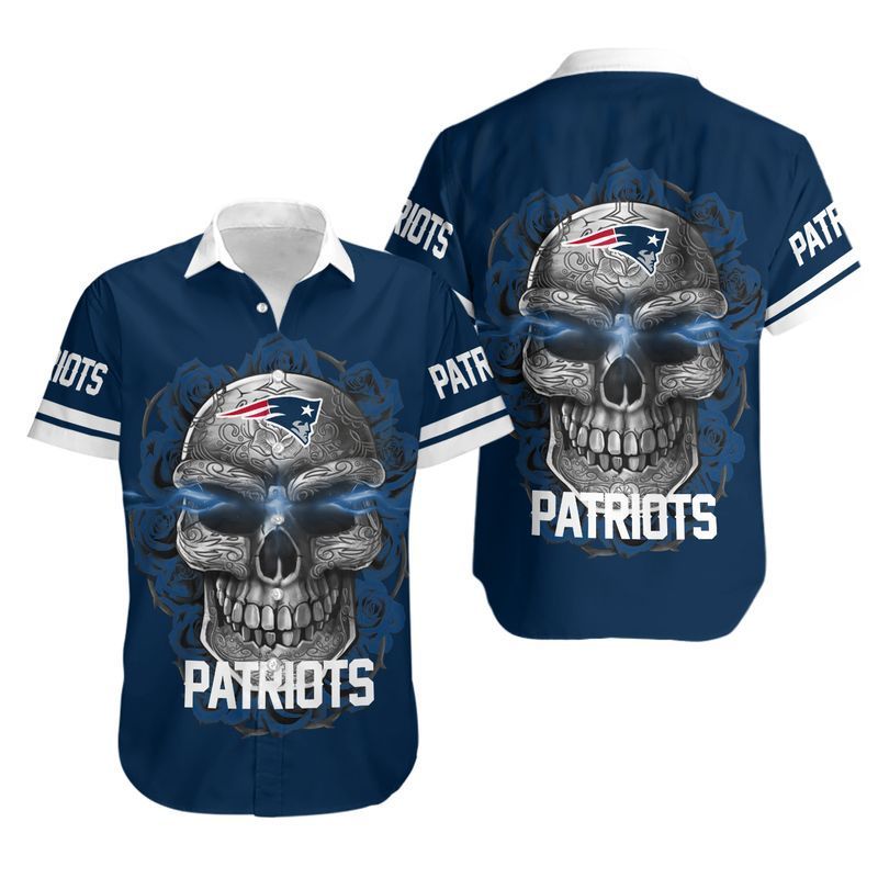 New England Patriots Beachfront Breeze Hawaiian Shirt