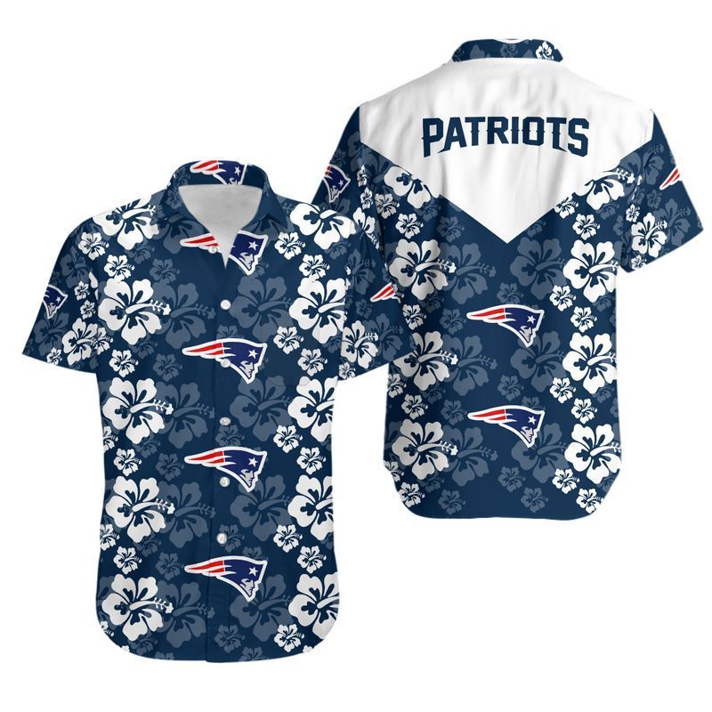 New England Patriots Tropical Spirit Hawaiian Shirt