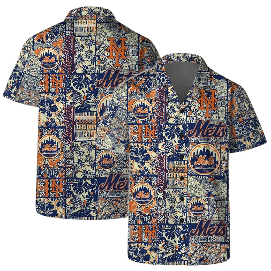 New York Mets Beachside Spirit Hawaiian Shirt