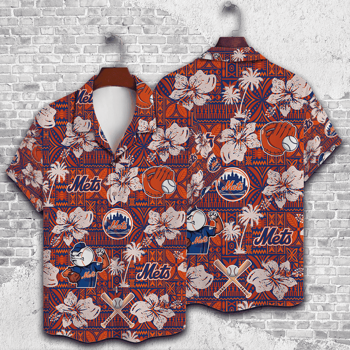 New York Mets Freedom Vibes Hawaiian Shirt