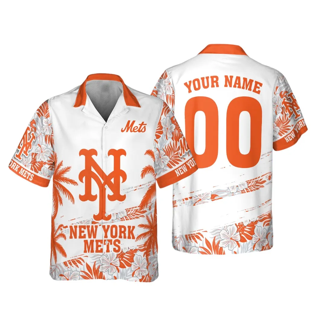 New York Mets Summer Breeze Hawaiian Shirt