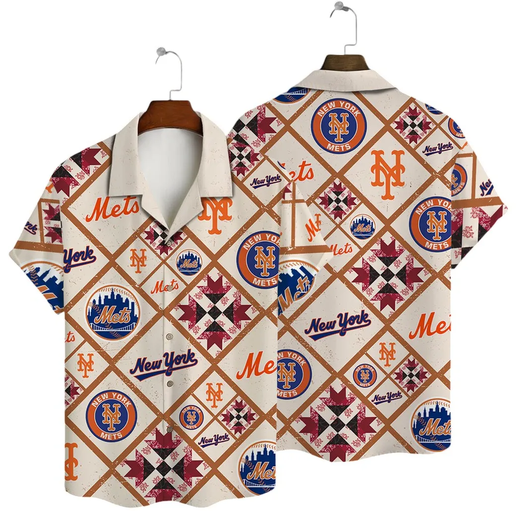 New York Mets Tropical All-Star Hawaiian Shirt