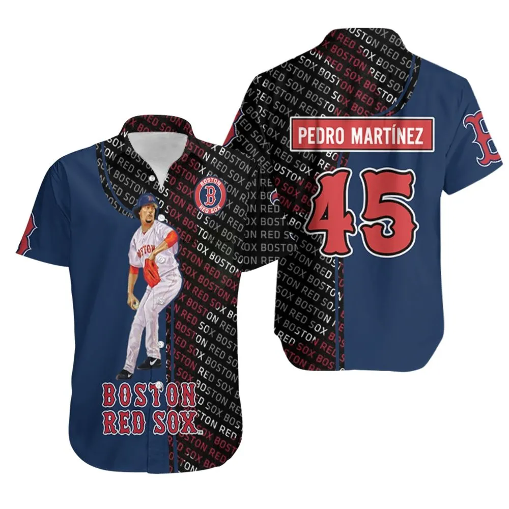 Pedro Martínez Boston Red Sox Legacy Hawaiian Shirt