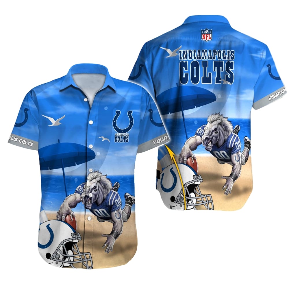 Personalized Indianapolis Colts Beautiful Beach Hawaiian Shirt