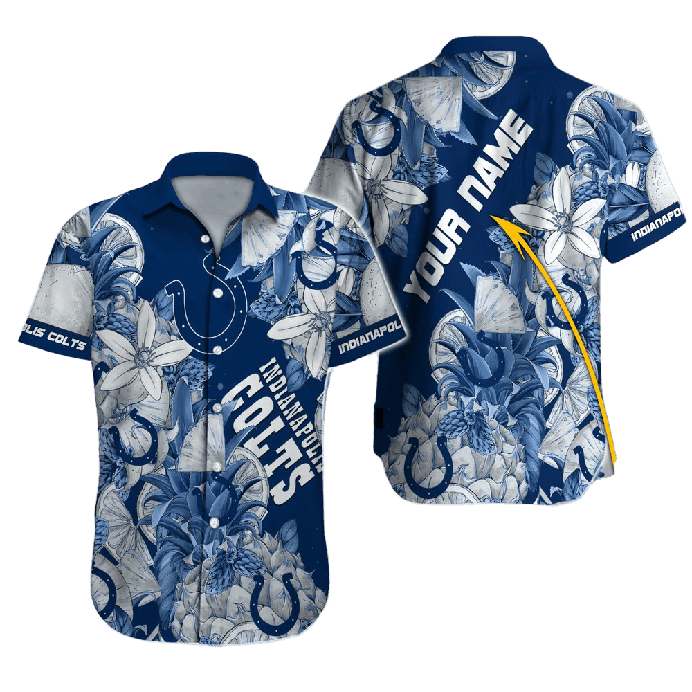 Personalized Indianapolis Colts Indy Breeze Aloha Shirt