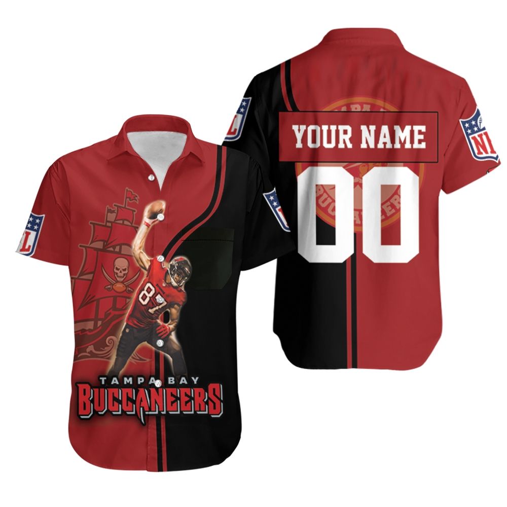 Personalized Tampa Bay Buccaneers Rob Gronkowski 87 Hawaiian Shirt