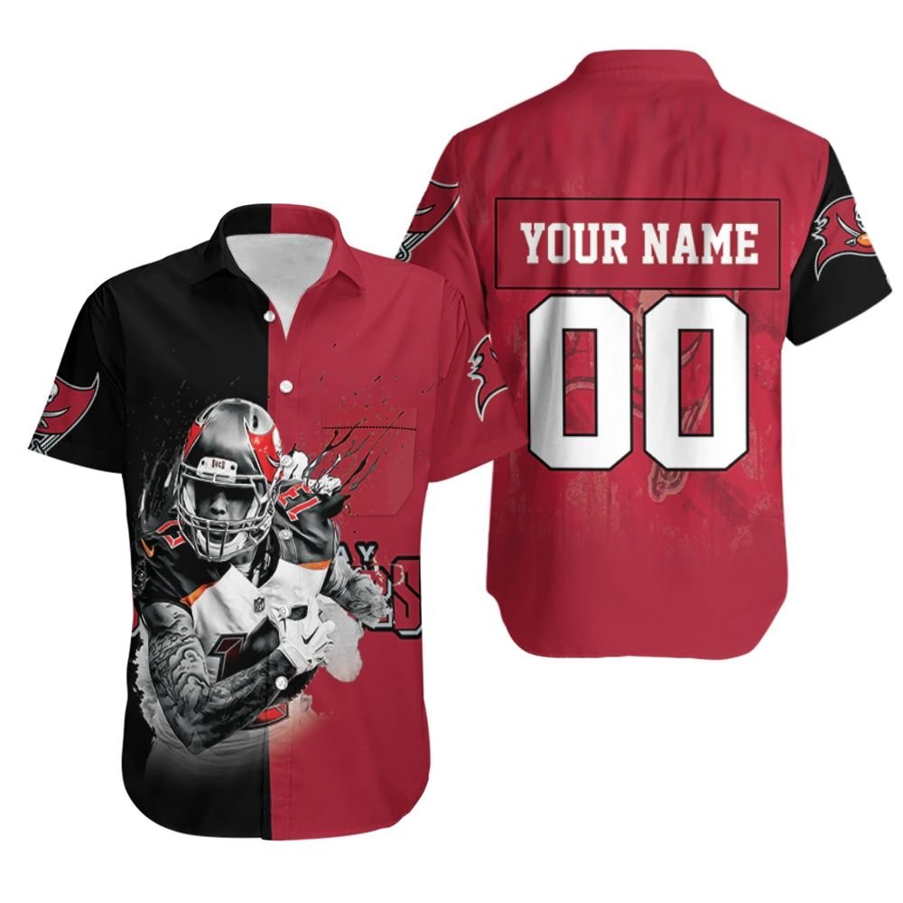 Personalized Tampa Bay Buccaneers YANGGUANG Mike Evans Hawaiian Shirt