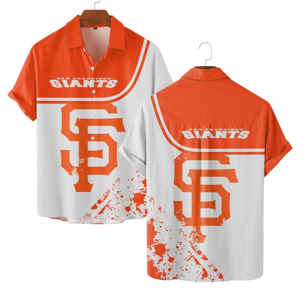 San Francisco Giants Classic Bold Logo Hawaiian Shirt