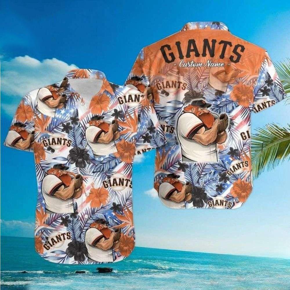 San Francisco Giants Custom Catch Hawaiian Shirt