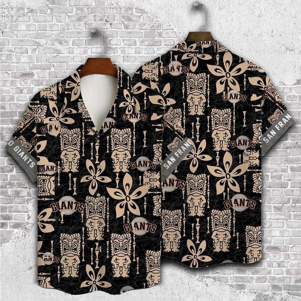 San Francisco Giants Tribal Tiki Hawaiian Shirt