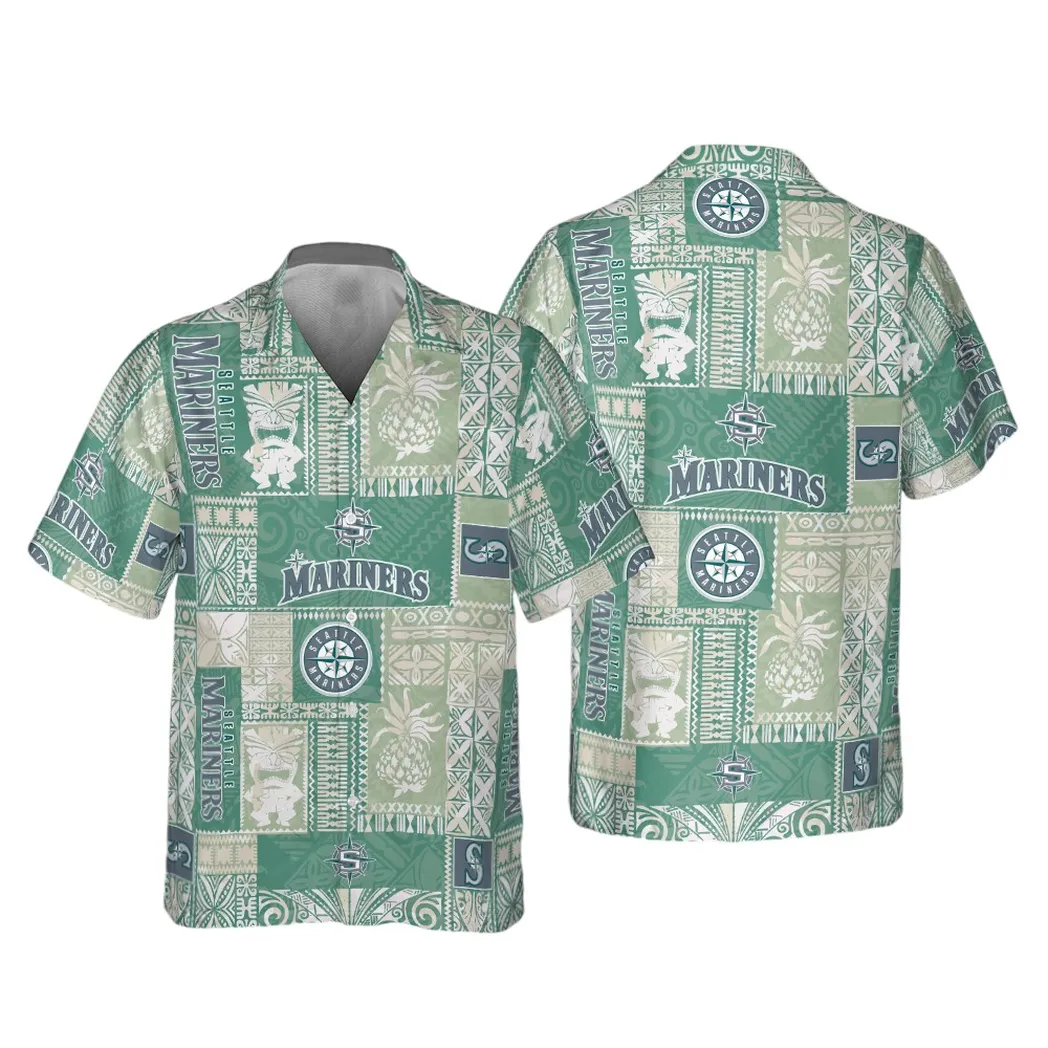 Seattle Mariners Tropical Escape Hawaiian Shirt